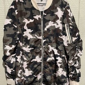 Elwood Camouflage Bomber Jacket